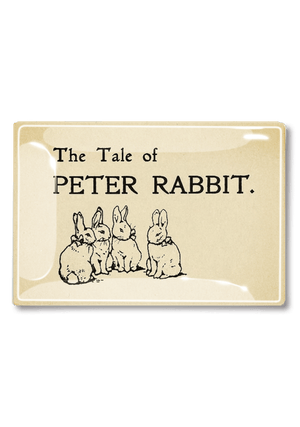 The Tale of Peter Rabbit Decoupage Glass Tray - Bensgarden.com