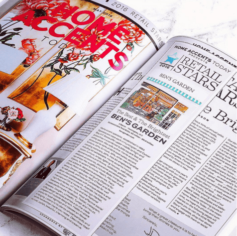 Ben's Garden Announced in the Retail Stars of 2016 - Bensgarden.com