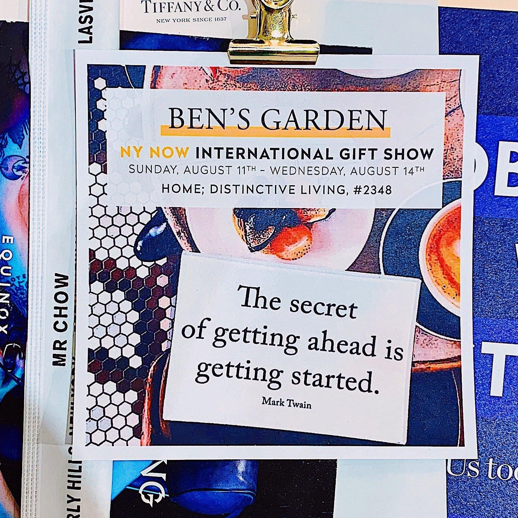 The NY NOW International Home & Gift Show - Bensgarden.com