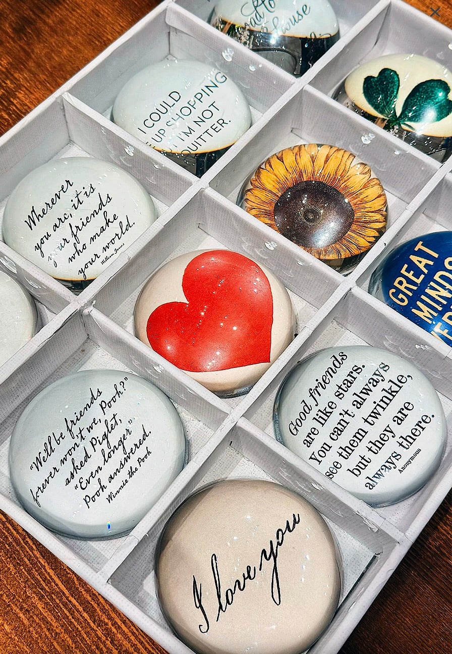 Dome French Crystal Paperweight Collection