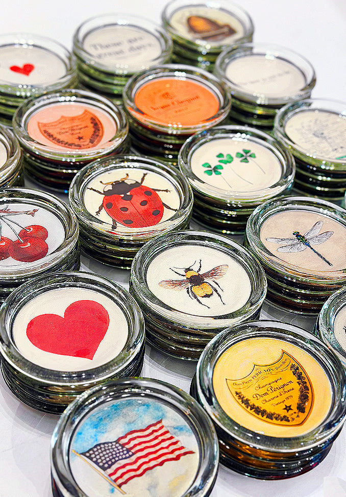 Round 4" Glass Coasters