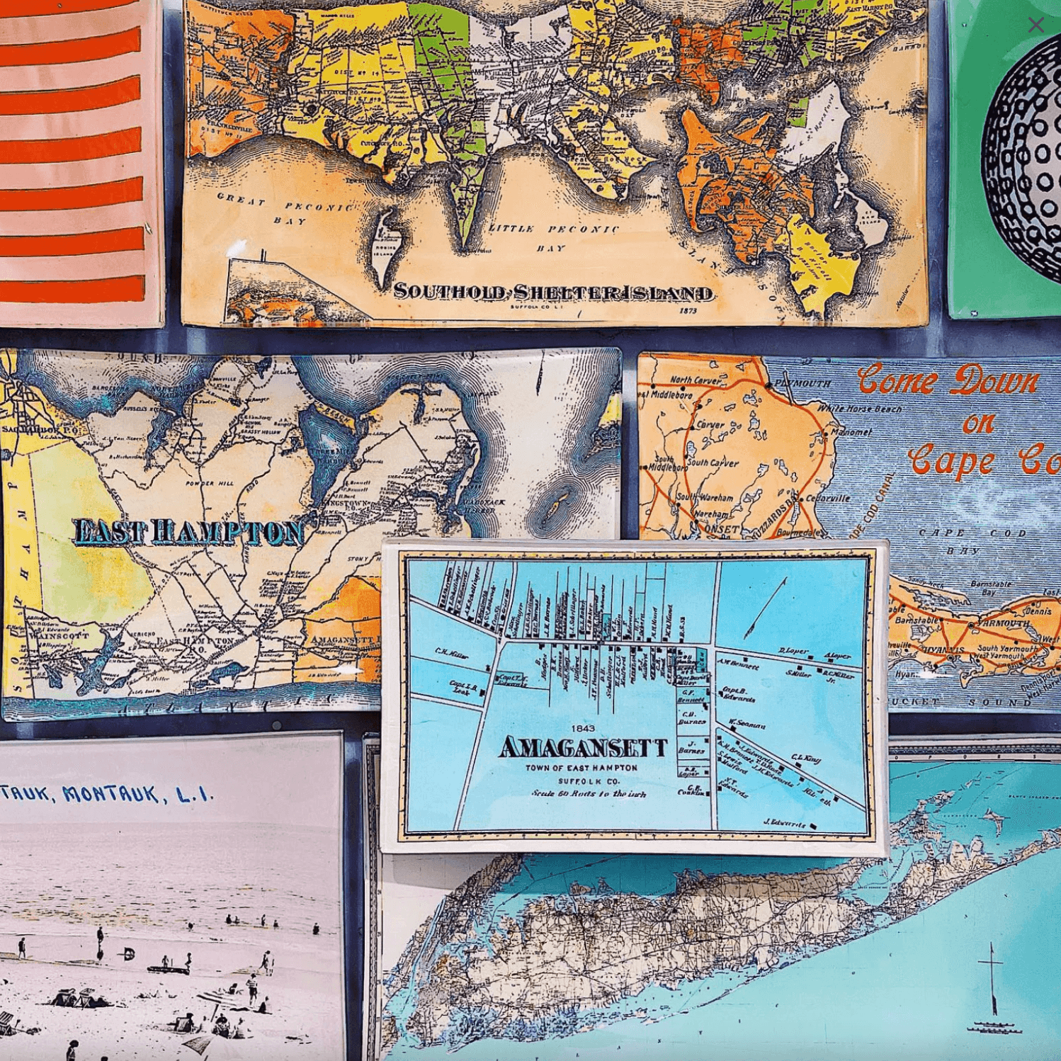 Decoupage Maps Collection