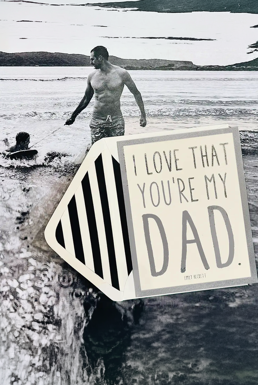 I Love That You're My Dad Greeting Card, Single Folded Card
