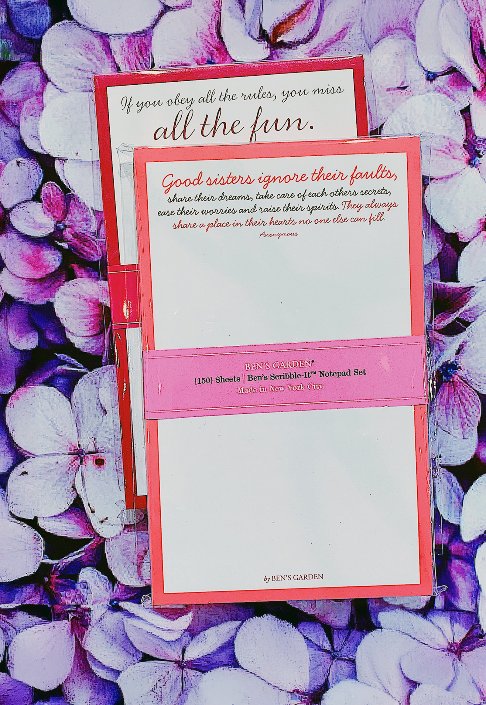 Good Sisters Scribble Notepad Set Of 3 - Bensgarden.com