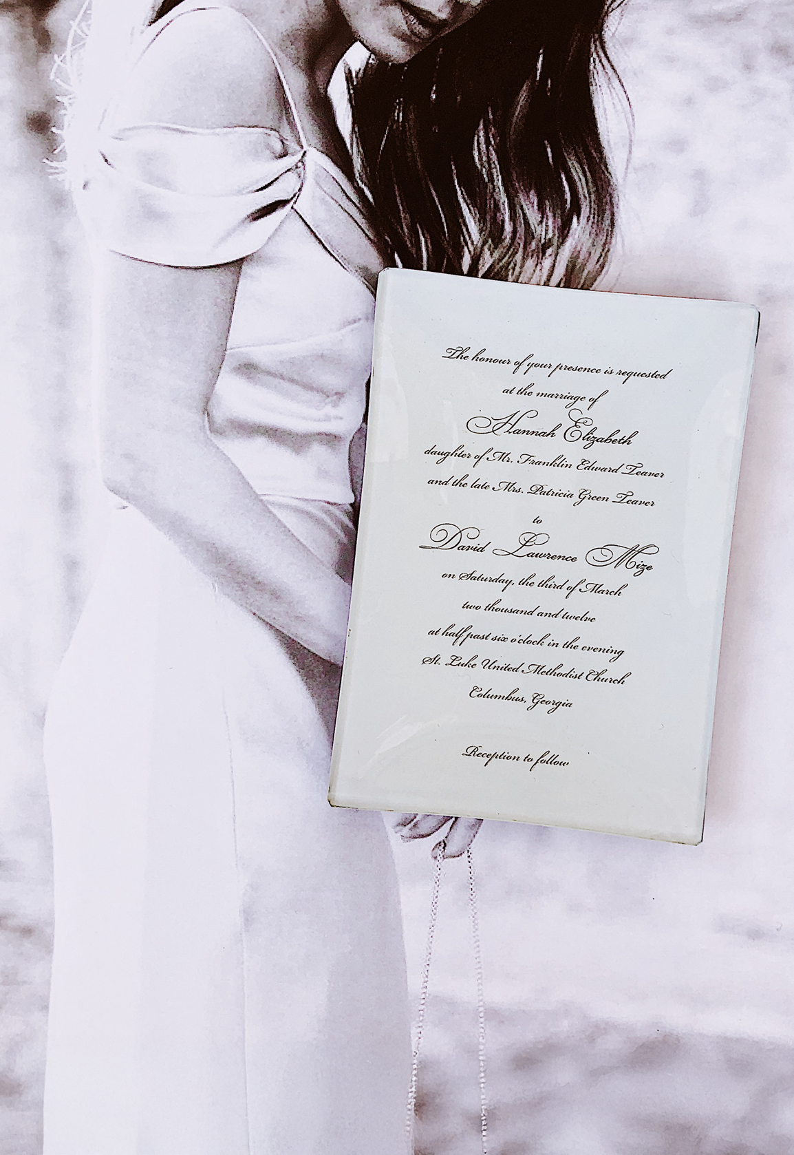 Personalized 6"x 10" Custom Decoupage Glass Tray