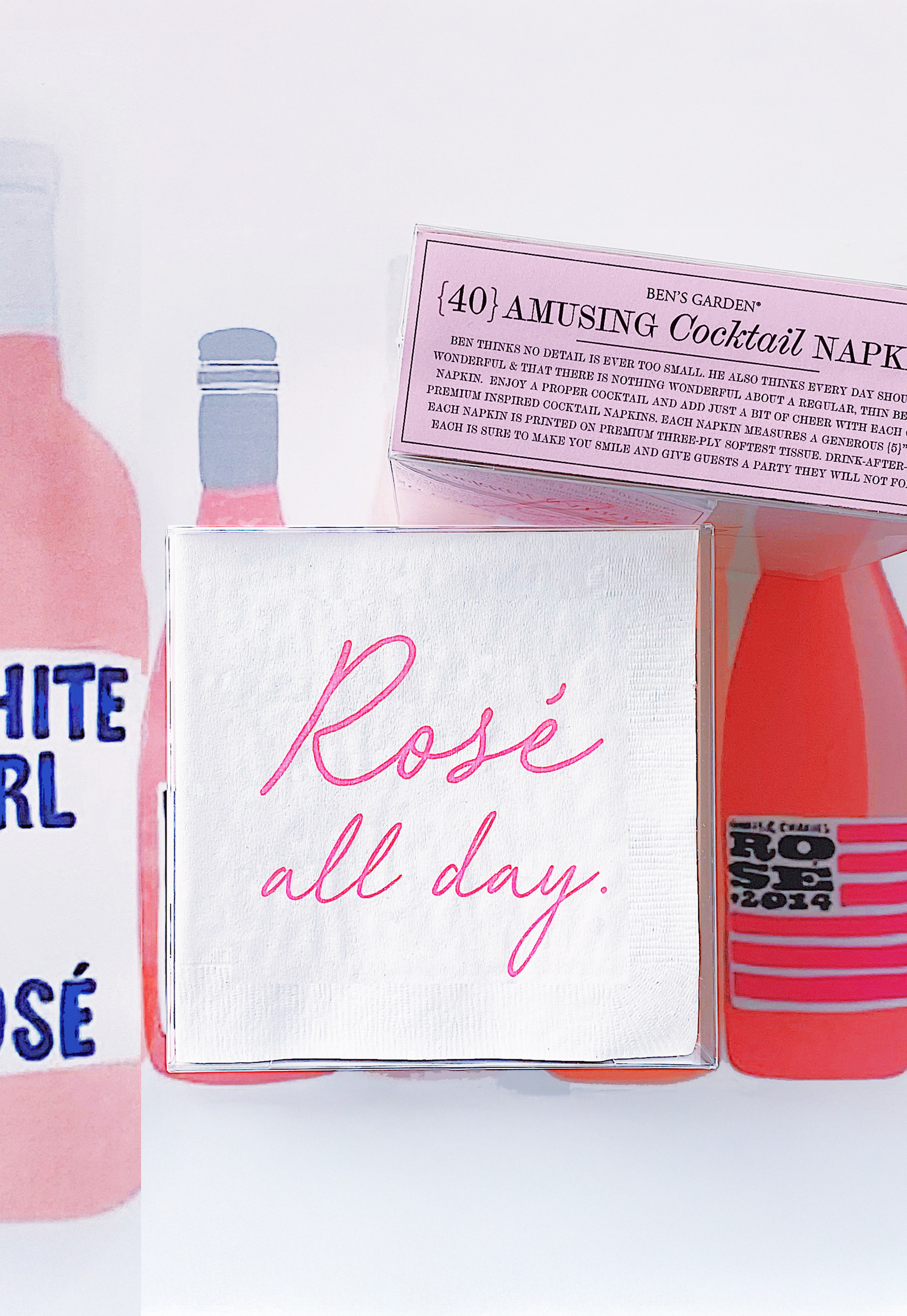 Rose All Day Amusing Cocktail Napkins