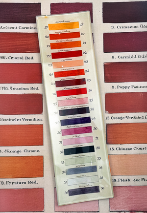 18-Paint Palette Decoupage Glass Tray