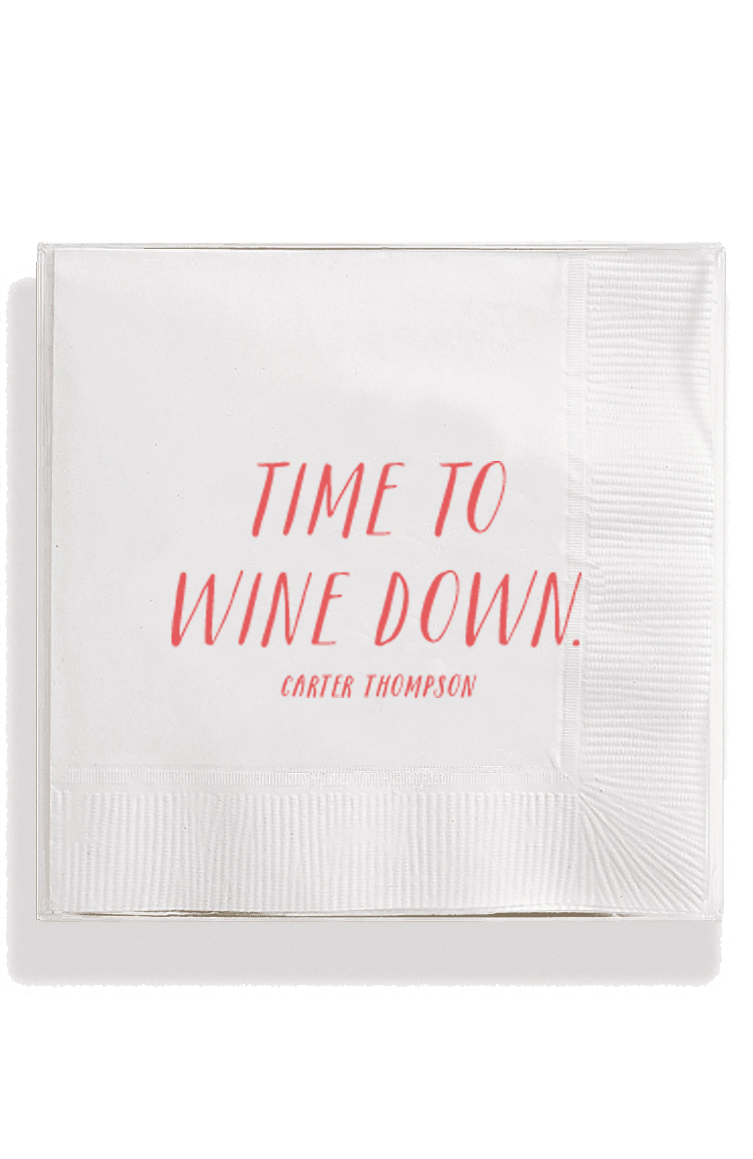 Time To Wine Down Cocktail Napkins