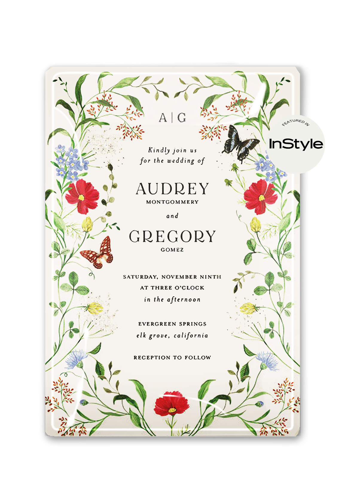 Personalized 5"X 8" Decoupage Glass Trinket Tray