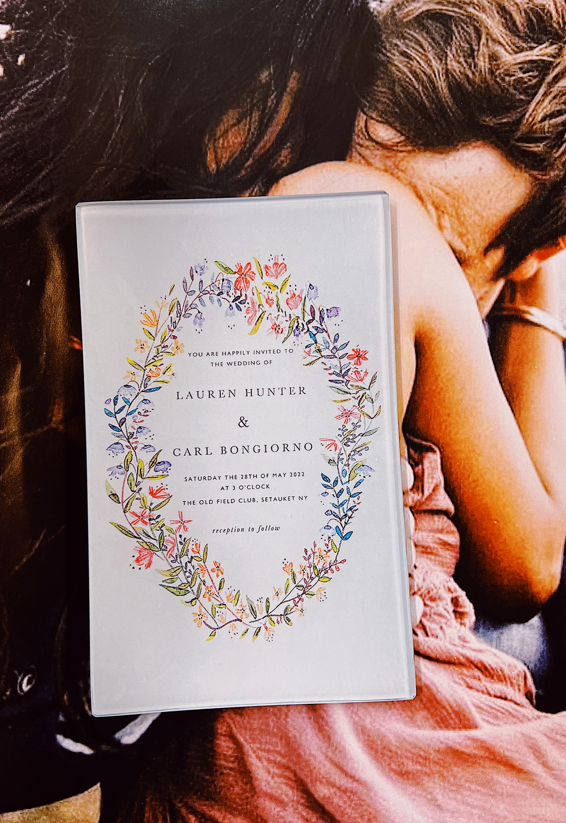 Personalized 5"X 8" Decoupage Glass Trinket Tray