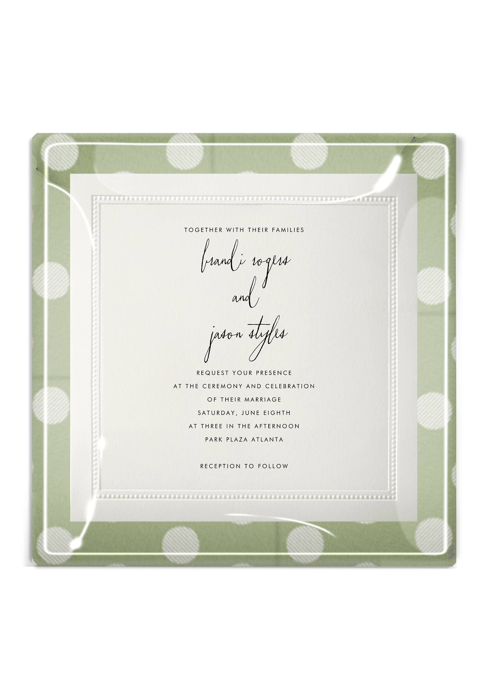 6"x 6" Custom Decoupage Glass Tray