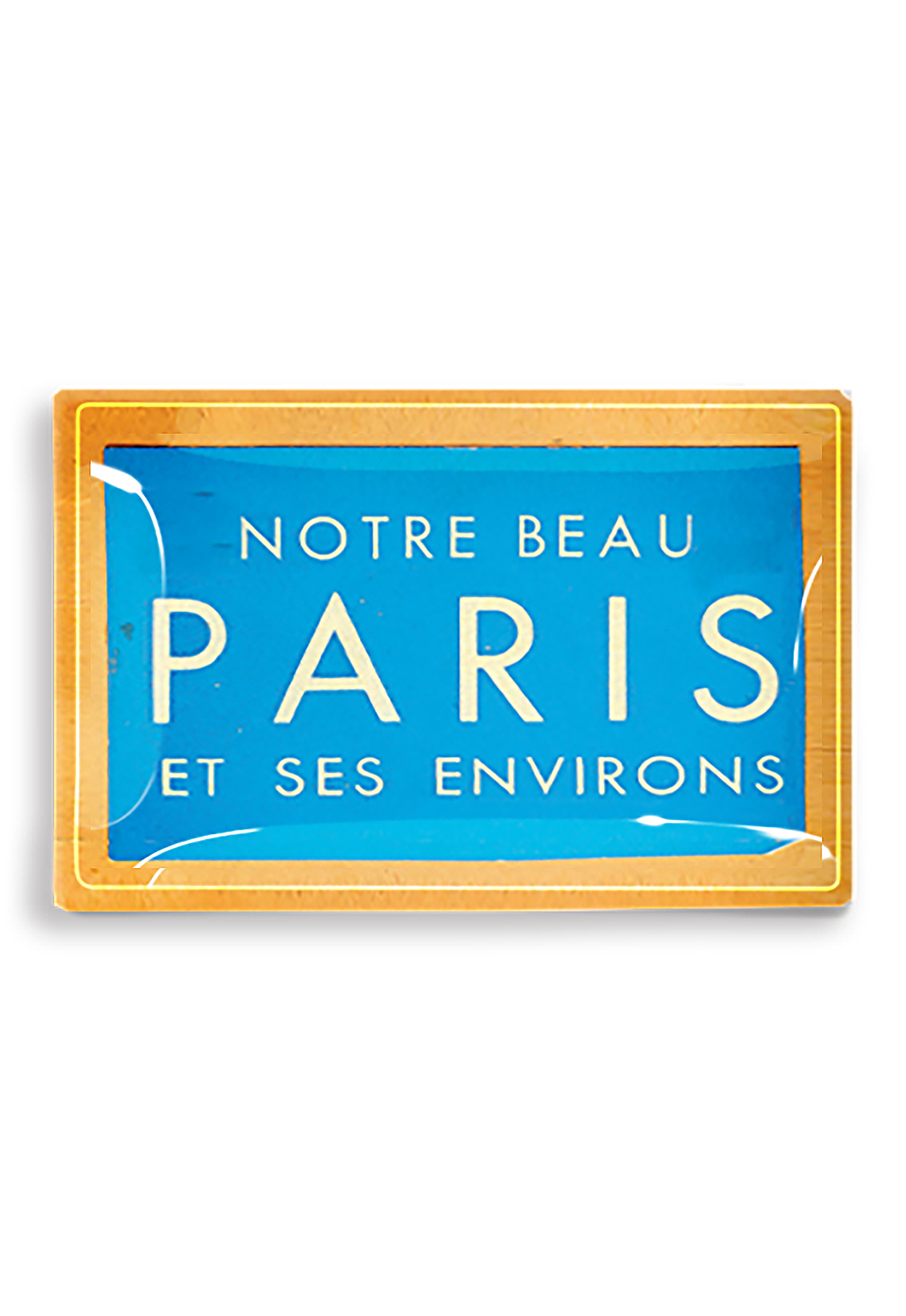 Bensgarden.com | Paris Ticket Decoupage Glass Tray - Ben's Garden. Made in New York City.