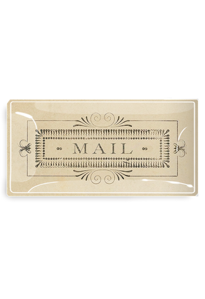 Royal Mail Decoupage Glass Tray