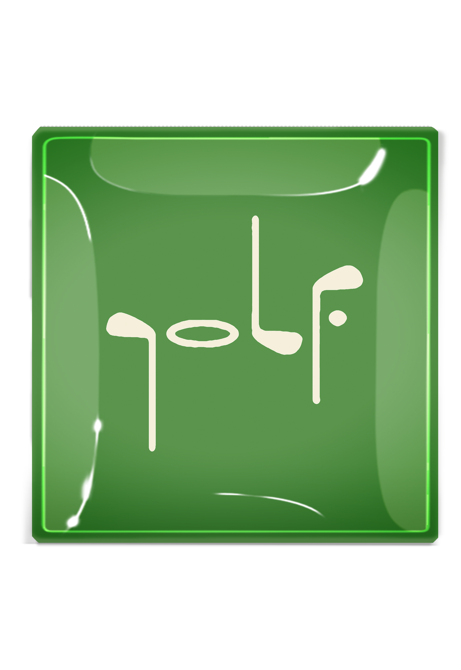 Golf Clubs Tray