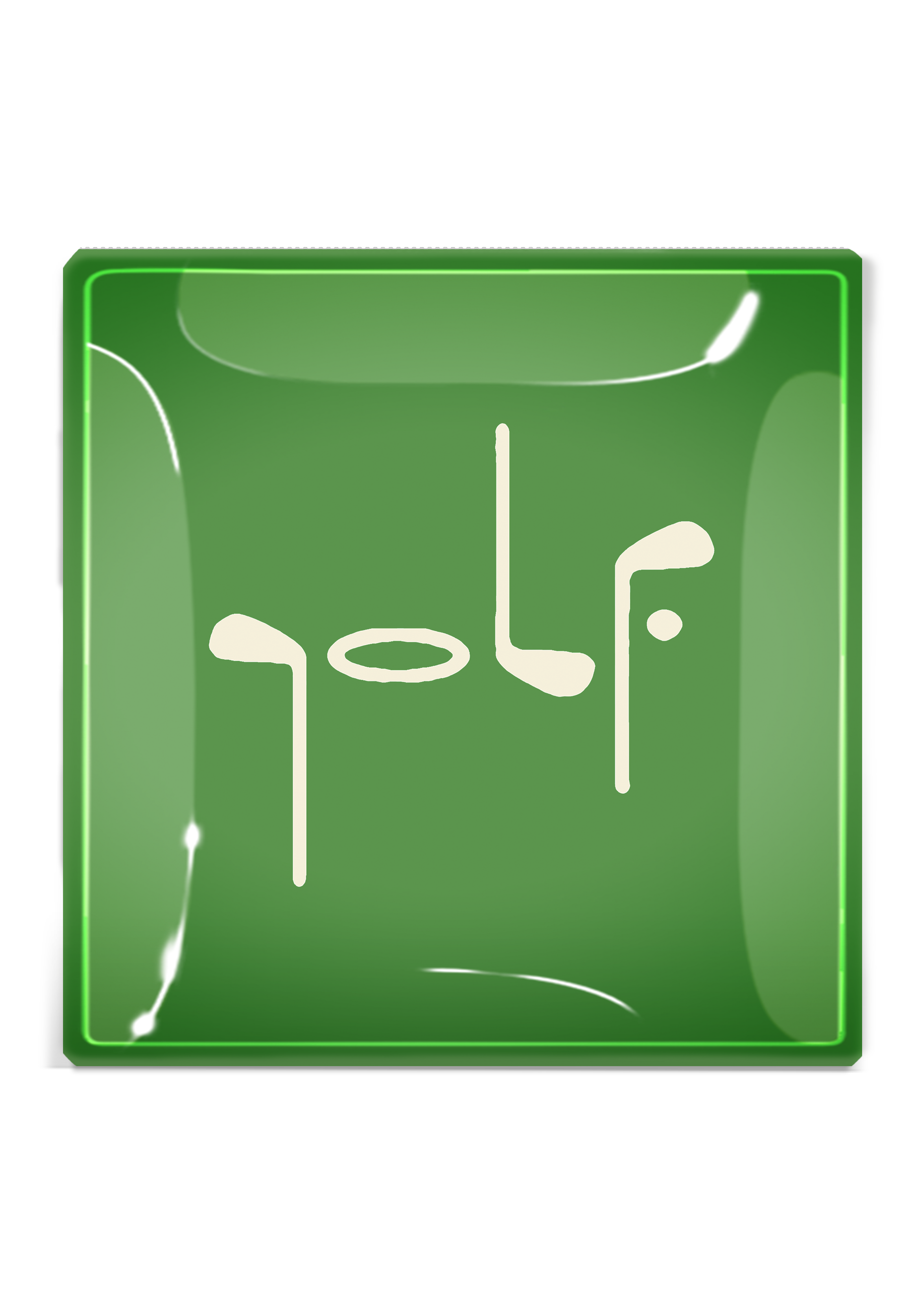 Golf Clubs Tray
