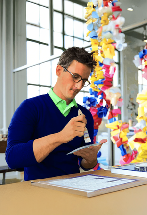 If You Live To Be A Hundred Decoupage Glass Tray