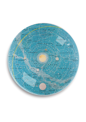 The Constellations Round Decoupage Tray
