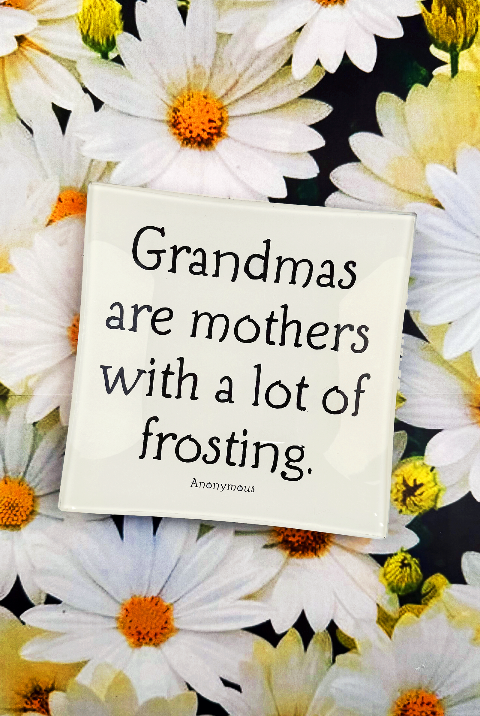 Grandmas Are Mothers Decoupage Glass Tray - Ben's Garden