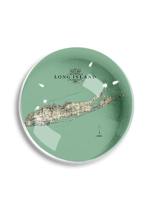 Long Island Sea Coast Crystal Dome Paperweight