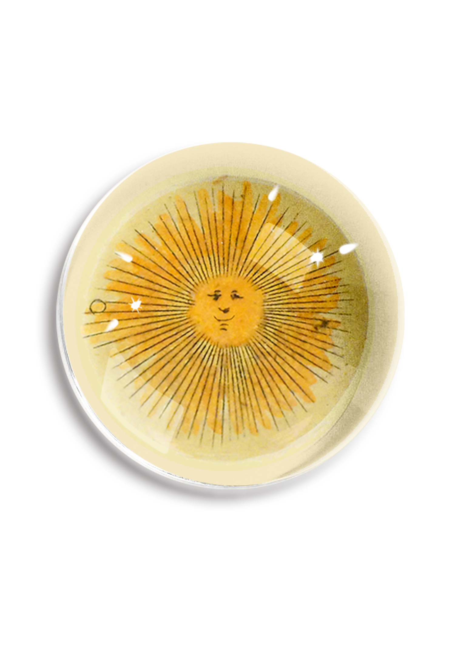 The Happy Sun Dome Paperweight