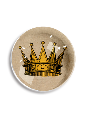 17th Century Sun Crown Crystal Dome Paperweight