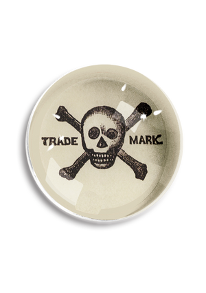 Skull And Crossbones Dome Paperweight