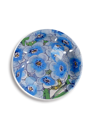 Forget-Me-Not Bouquet French Crystal Paperweight
