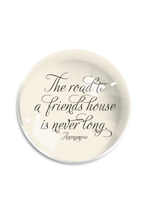 Bensgarden.com | The Road To A Friend's House Crystal Dome Paperweight - Ben's Garden. Made in New York City.