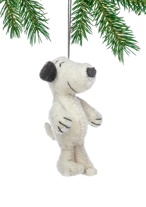 Hand-Sewn Felt Snoopy Ornament