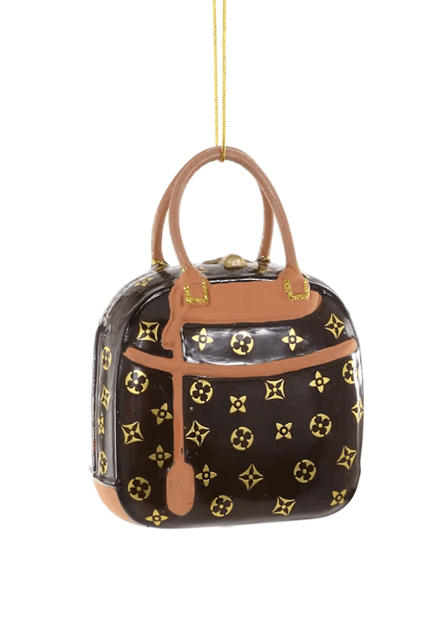 High-Fashion Purse Glass Christmas Ornament