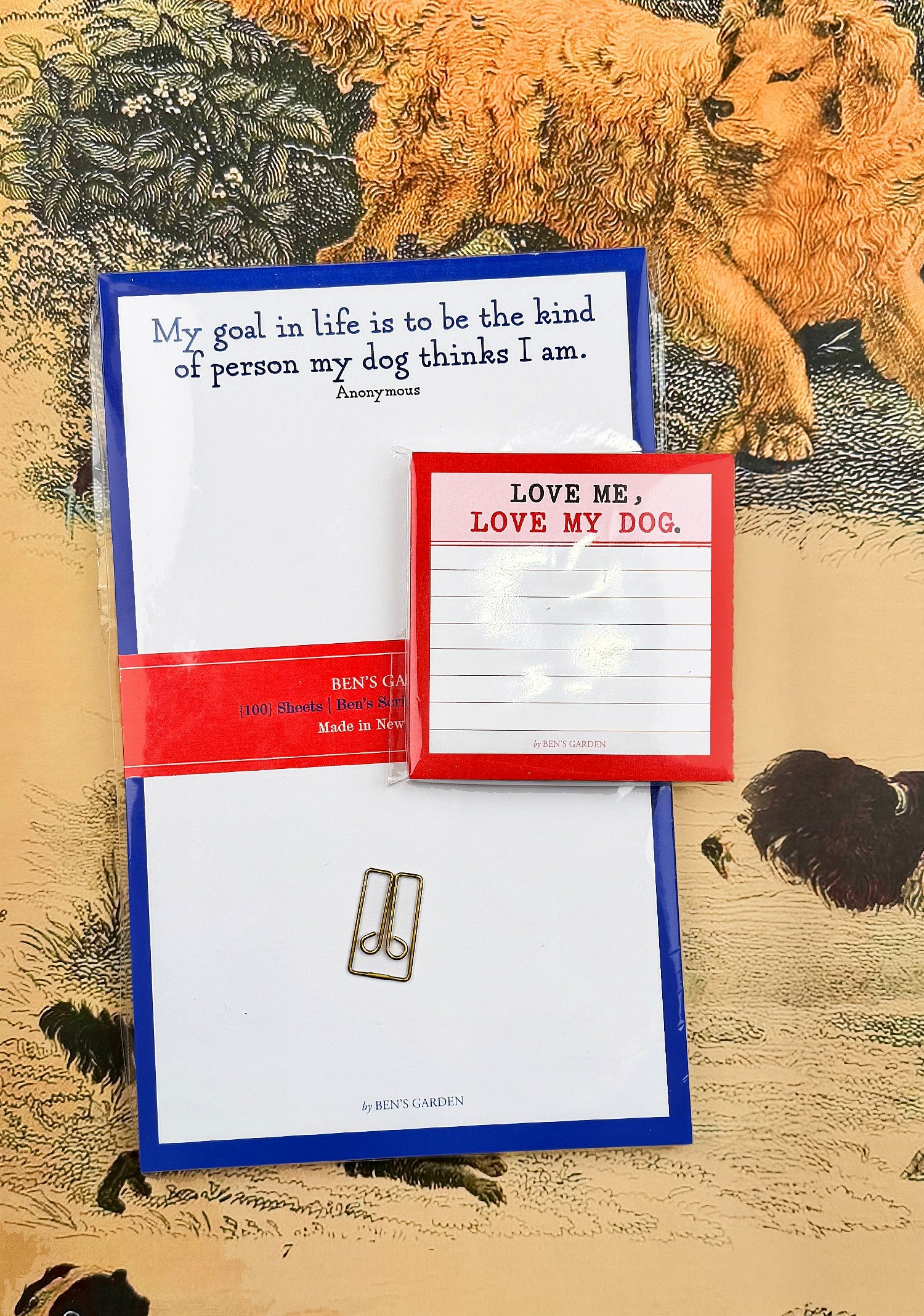 Ben's Garden Love Me, Love My Dog Scribble-It stickies Pad - Bensgarden.com