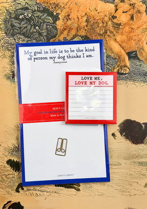 Ben's Garden Love Me, Love My Dog Scribble-It stickies Pad