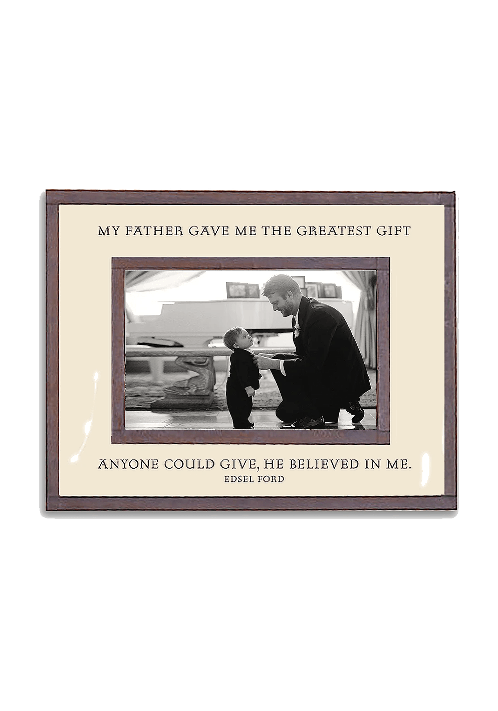 My Father Gave Me Copper & Glass Photo Frame