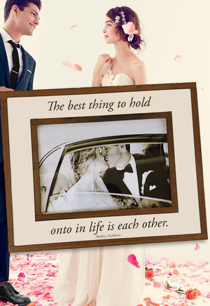 The Best Thing To Hold On To In Life Copper & Glass Photo Frame