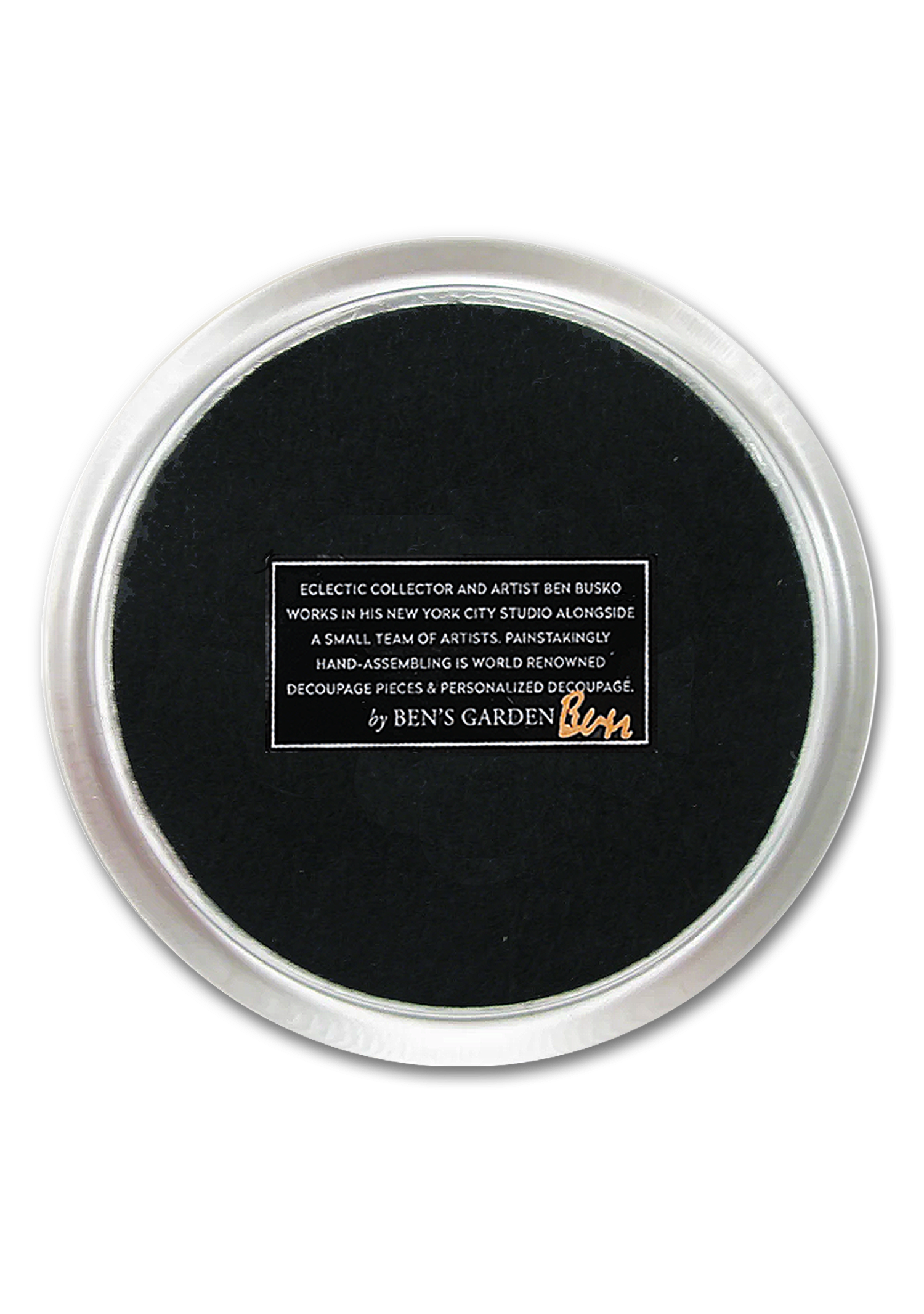 Old Glory American Flag 4" Round Glass Coaster