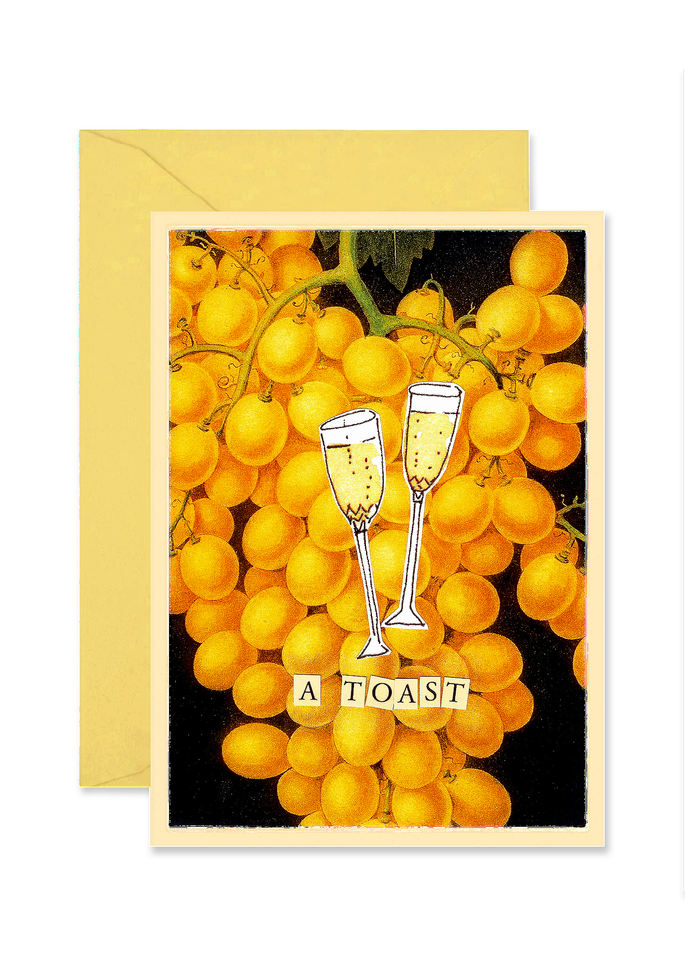 A Toast Folded A7 Greeting Card - Ben's Garden