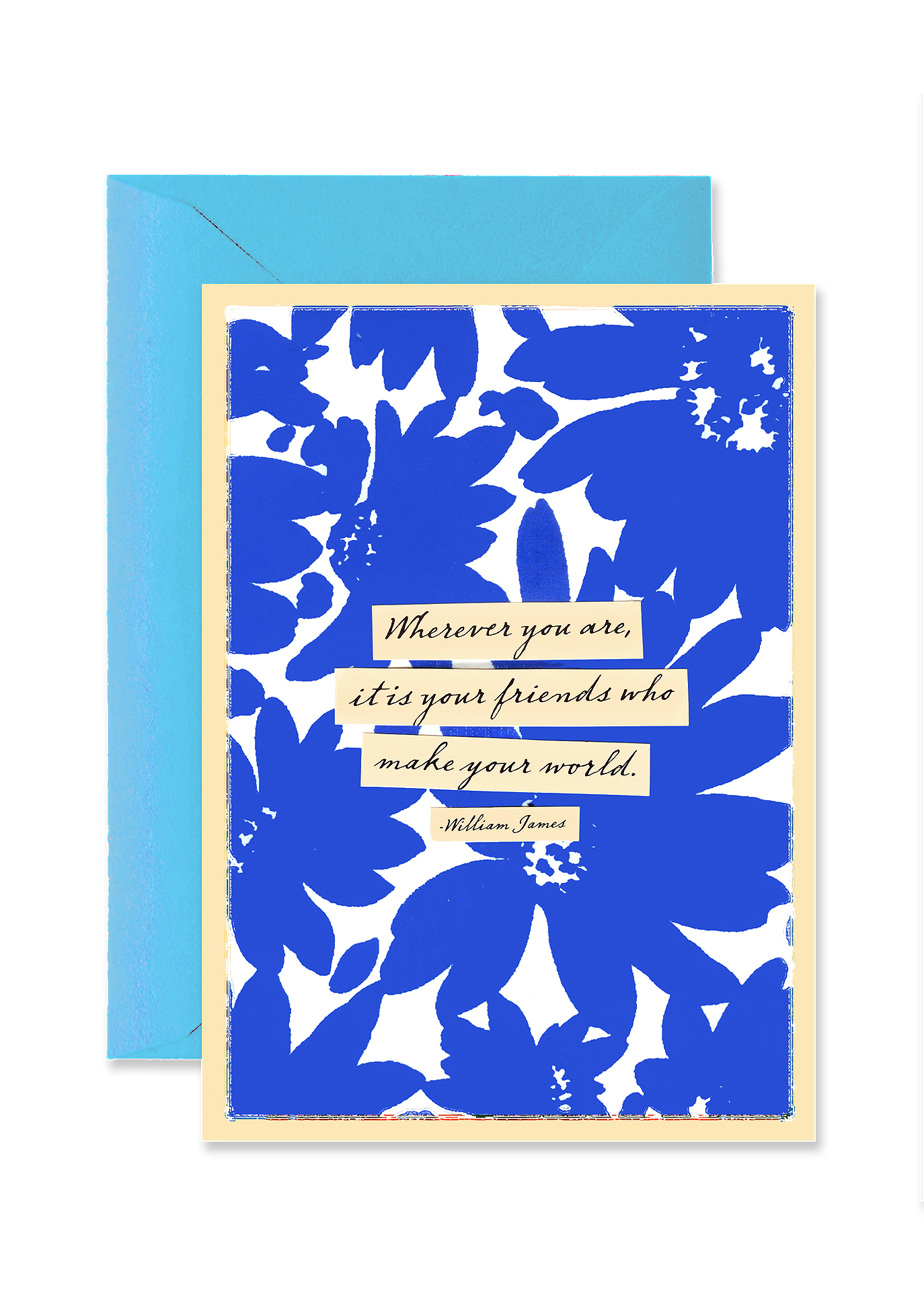 Wherever You Are Blank Folded A7 Greeting Card