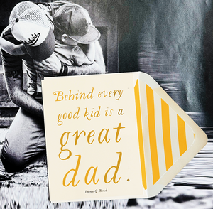 Great Dad Greeting Card, Single Folded Card