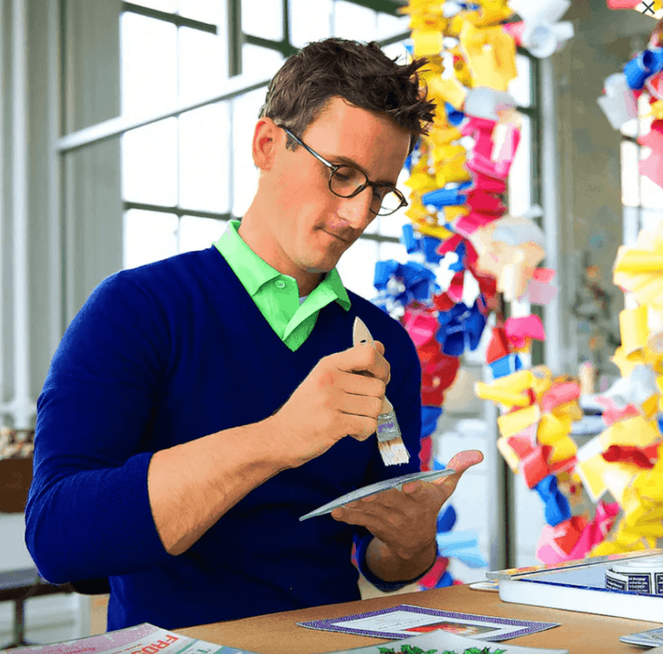 Emilie Pink Magnolia Decoupage Glass Tray