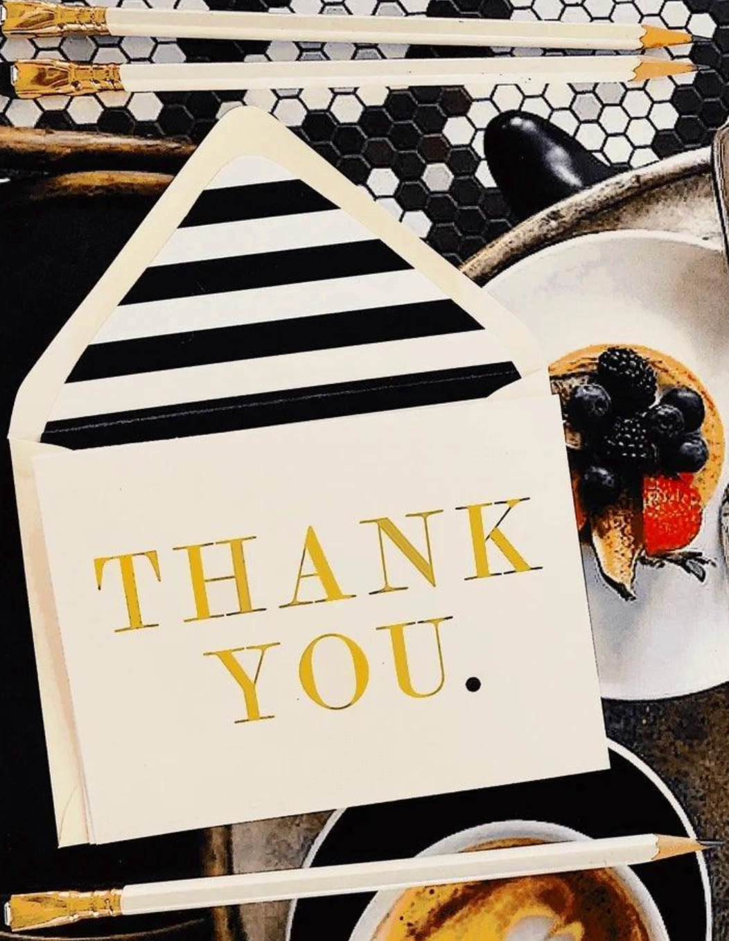 Thank You. Greeting Card, Single Folded Card