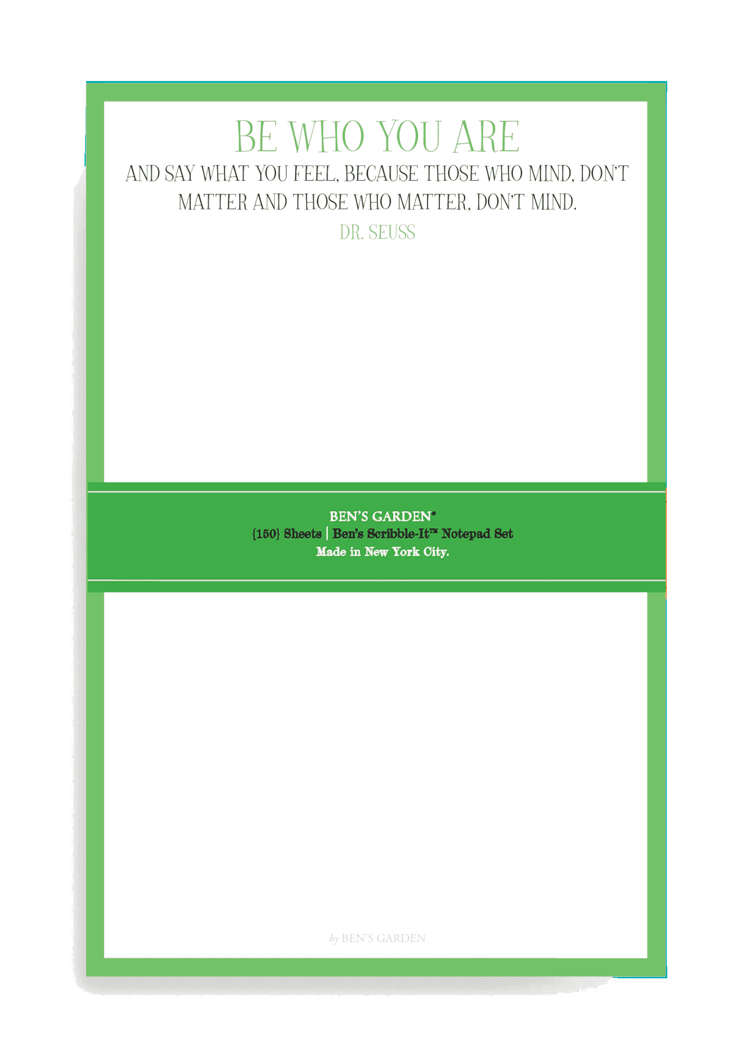 Be Who You Are Scribble Notepad, Set Of 2