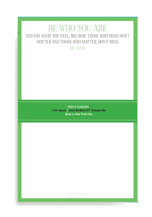 Be Who You Are Scribble Notepad, Set Of 2