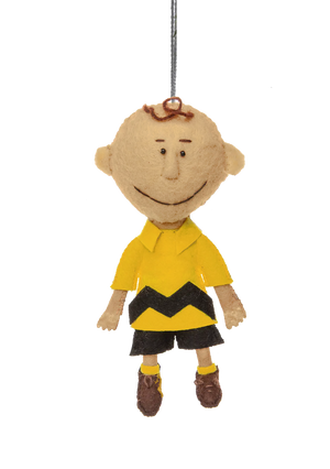 Hand-Sewn Felt Charlie Brown Ornament
