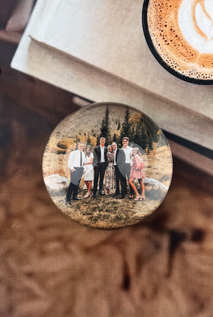 Personalized French Crystal Dome Paperweight