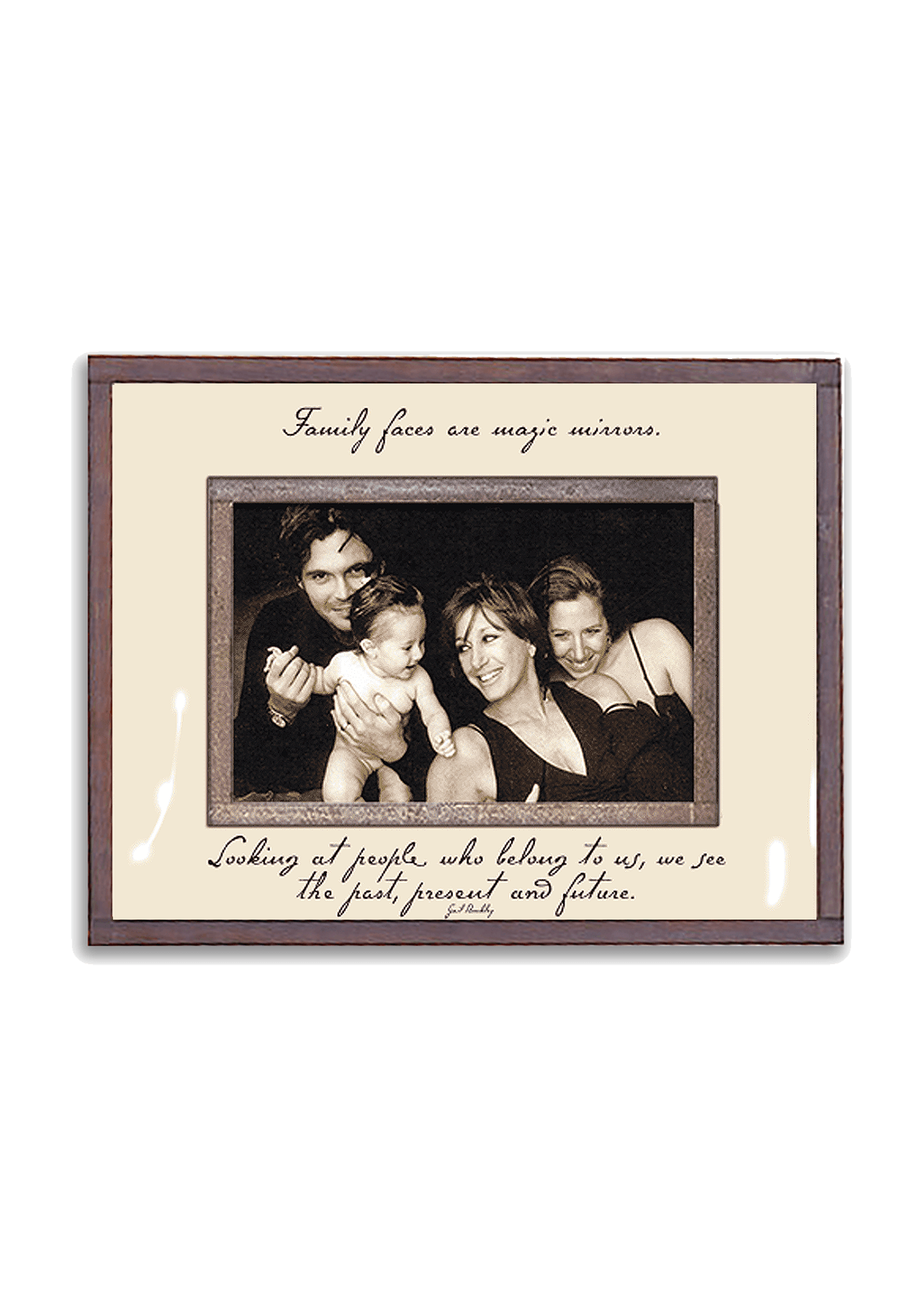 Family Faces Are Magic Mirrors Copper & Glass Photo Frame - Bensgarden.com