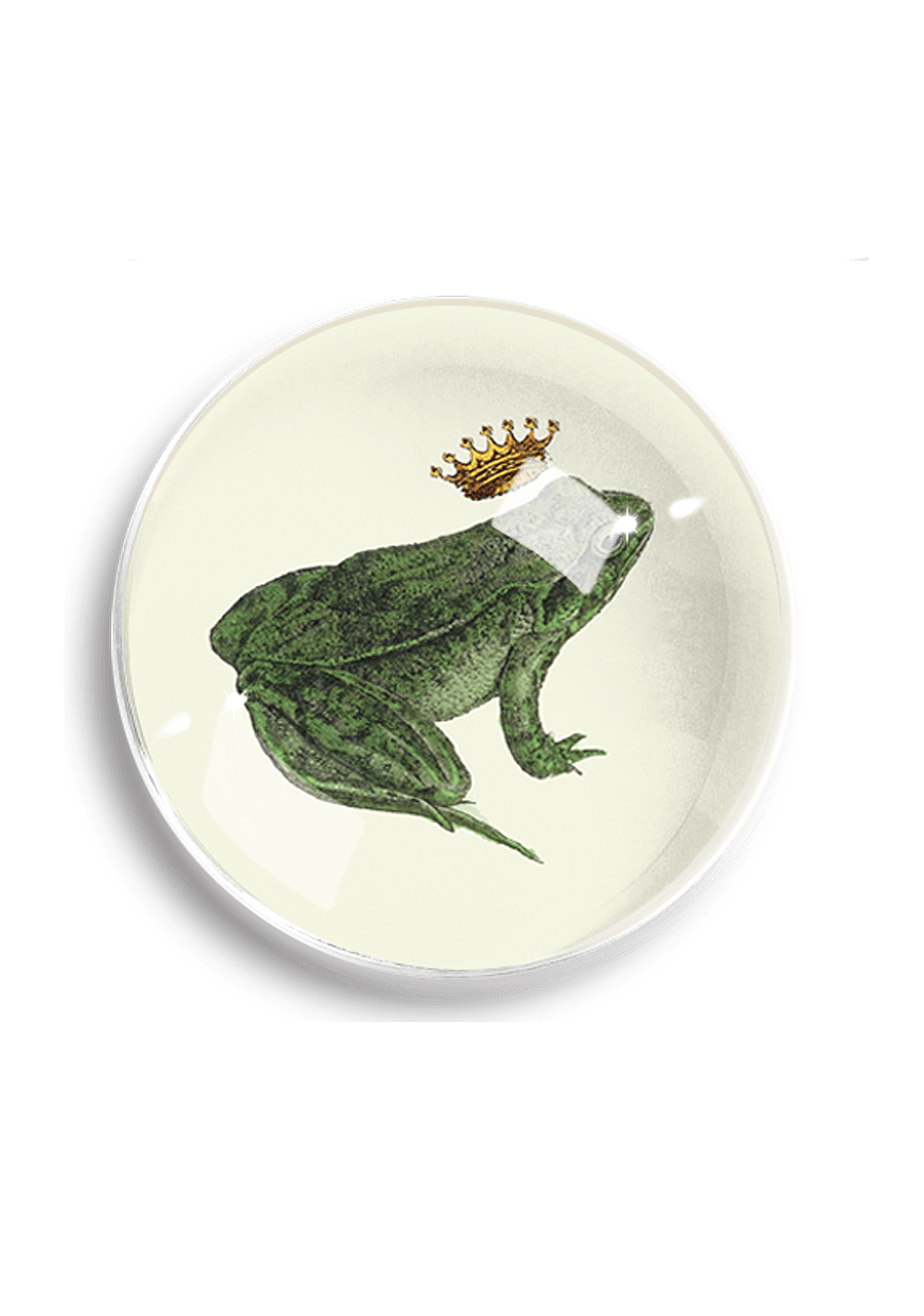 Frog Prince Crystal Dome Paperweight - Bensgarden.com