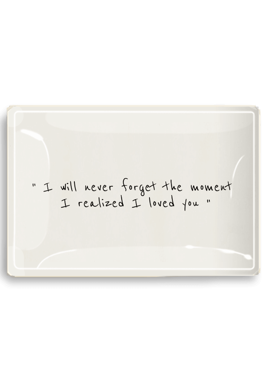 I Will Never Forget The Moment Decoupage Glass Tray - Bensgarden.com