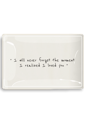 I Will Never Forget The Moment Decoupage Glass Tray - Bensgarden.com