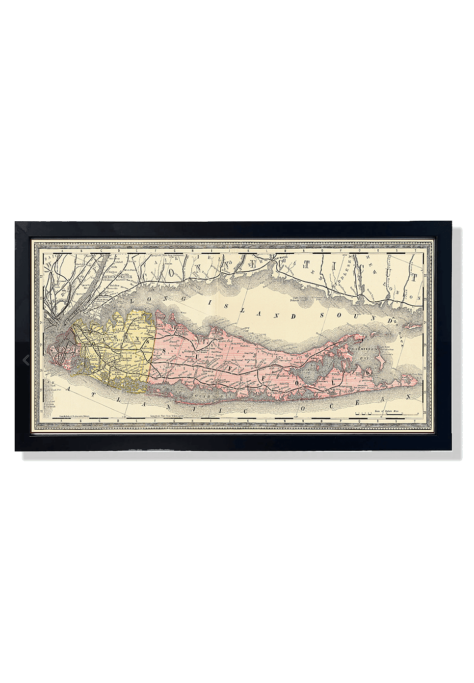 Vintage Long Island Framed Artwork