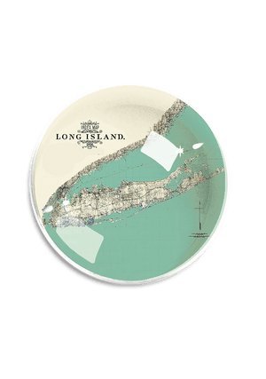 Long Island Seacoast Map Crystal Dome Paperweight - Bensgarden.com